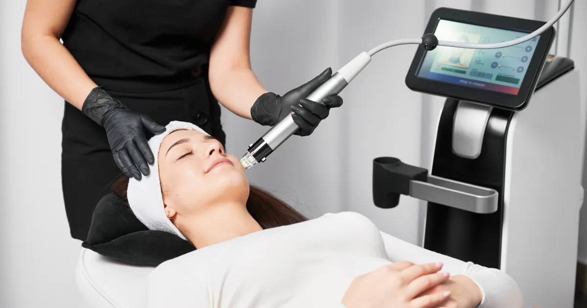 Women receiving Scarlet RF Microneedling in Simi Valley, CA